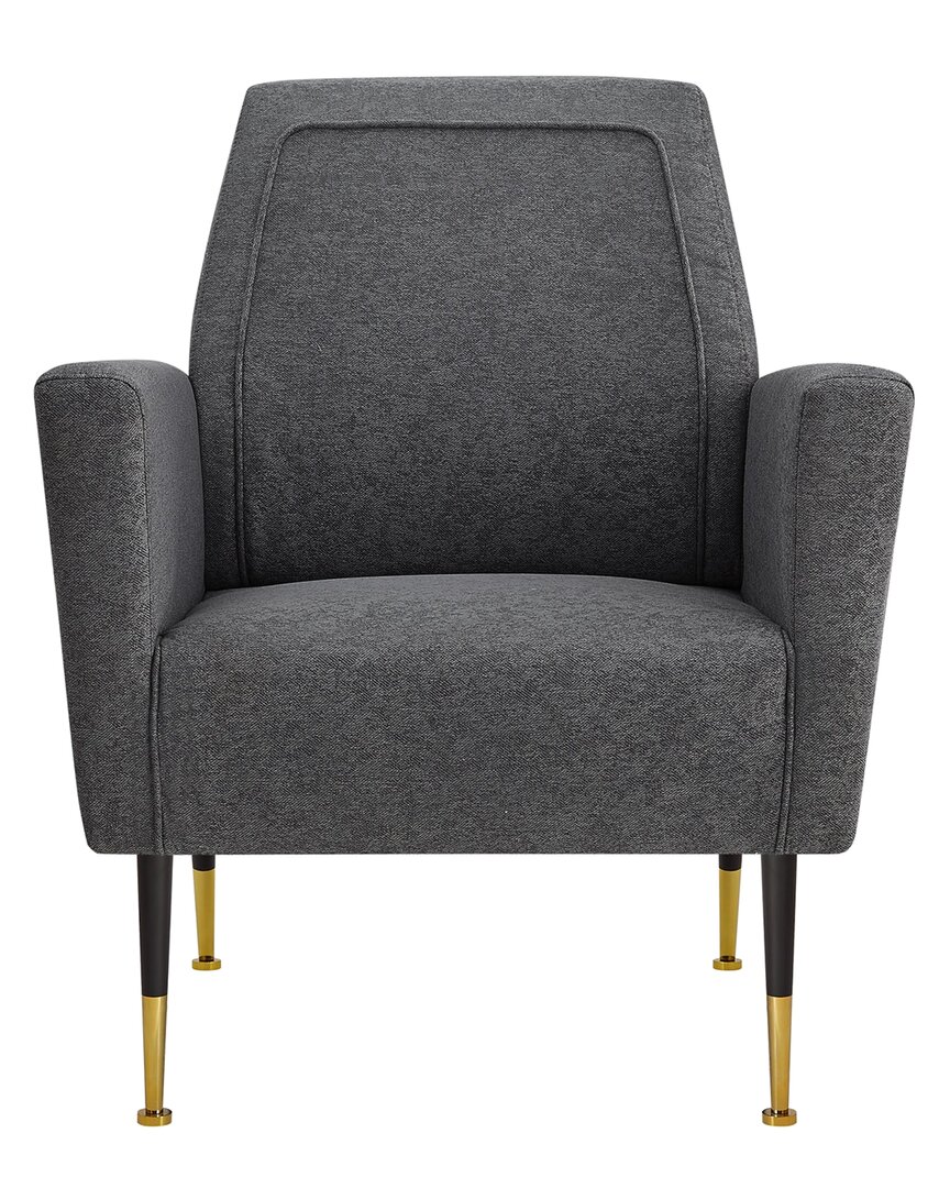 Shop Inspired Home Jaren Accent Chair In Grey