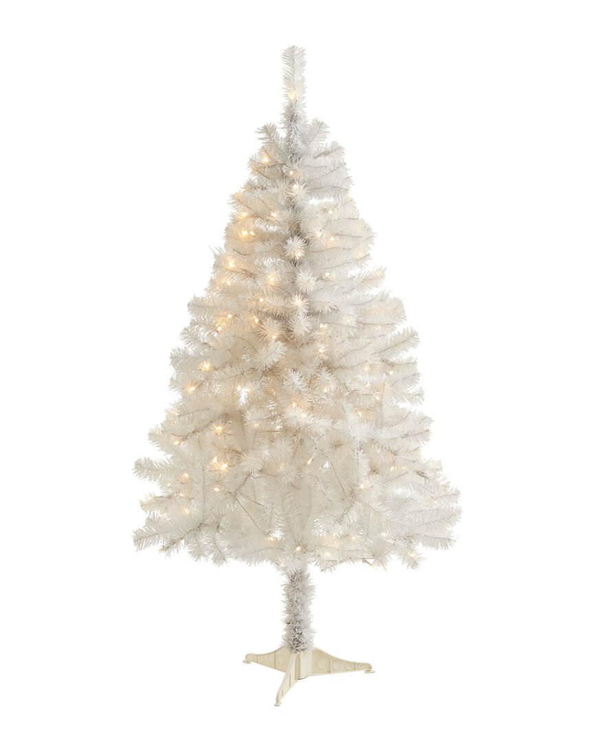 NEARLY NATURAL NEARLY NATURAL 5FT WHITE ARTIFICIAL CHRISTMAS TREE 