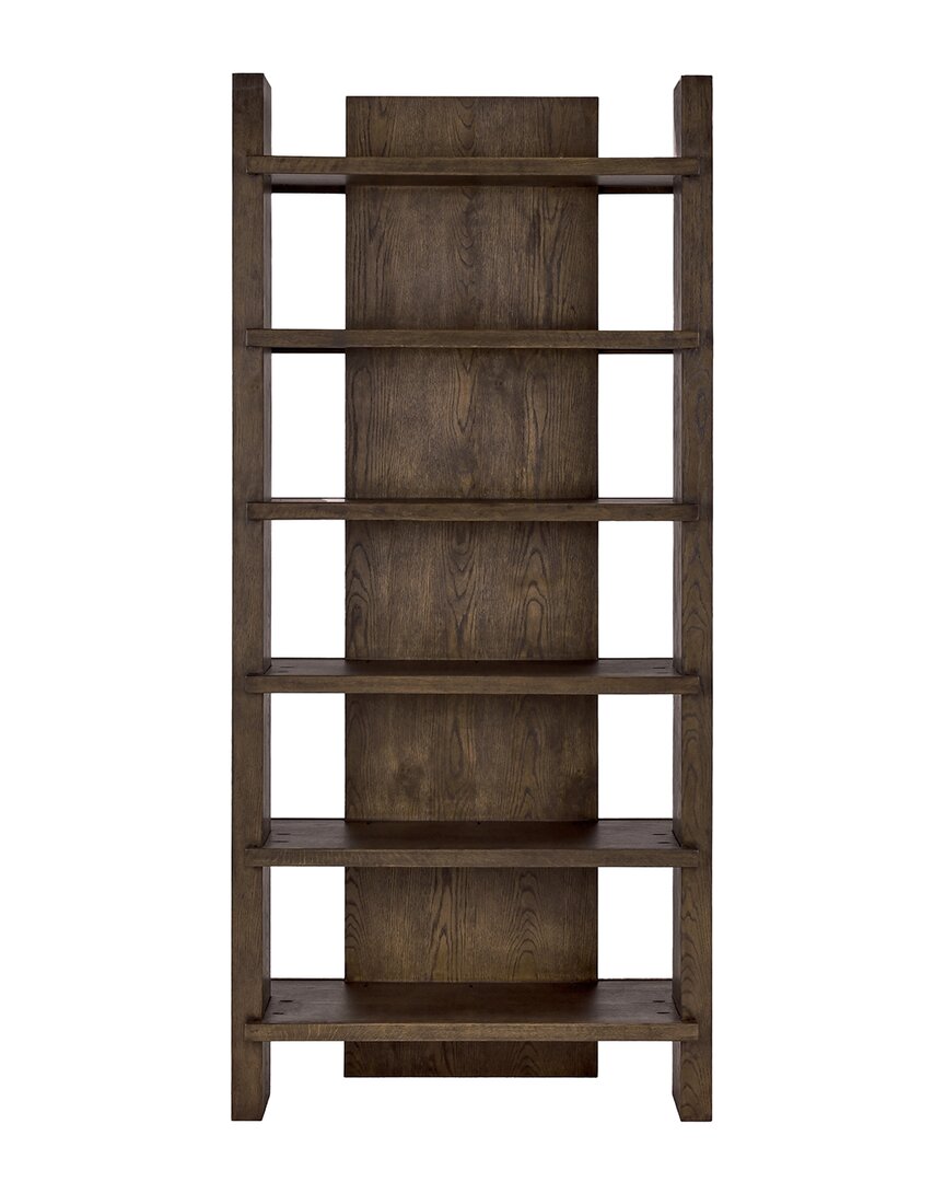 Classic Home Doku 6 Shelf Open Tall Bookcase In Brown