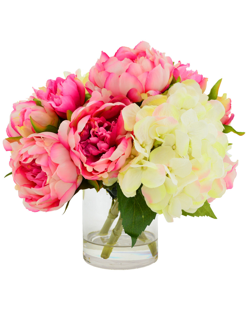 Creative Displays Pink Peony & Hydrangea Floral Arrangement