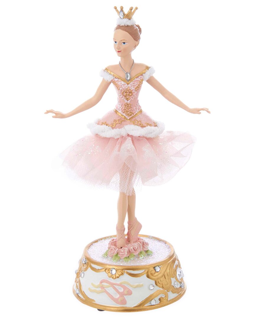 Kurt Adler Table Piece In Pink