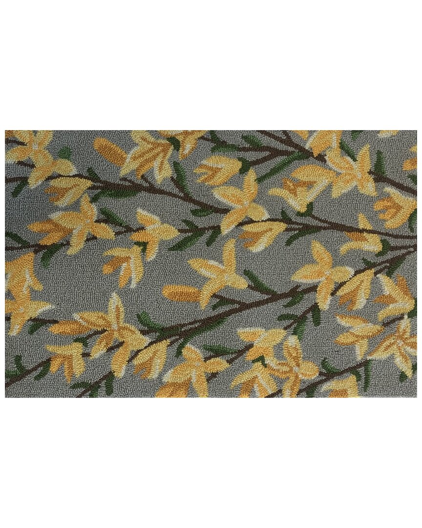 The Rug Market Forsythia 30x48in Doormat In Grey