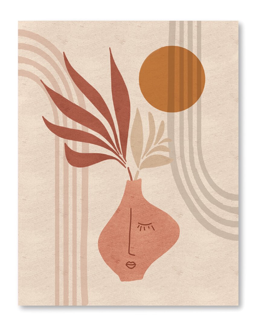 COURTSIDE MARKET COURTSIDE MARKET TERRA-COTTA VASE I CANVAS WALL ART
