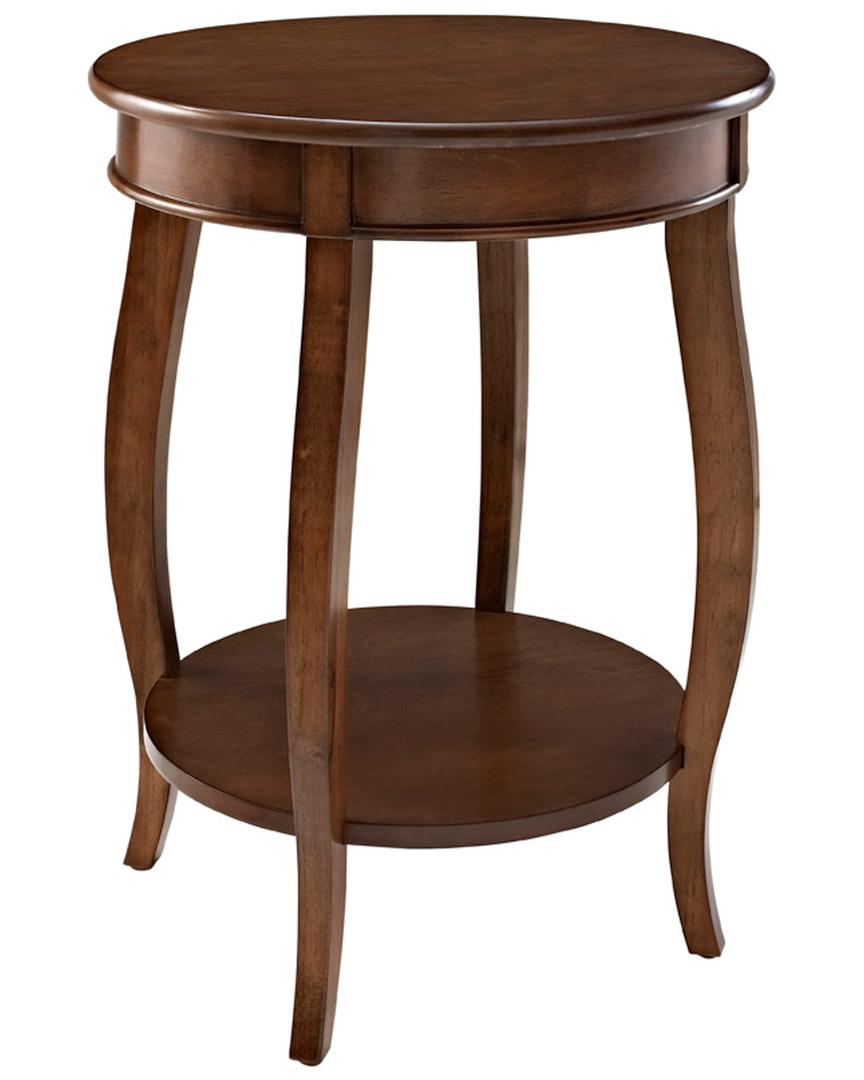 Powell Rainbow Accent Table In Brown