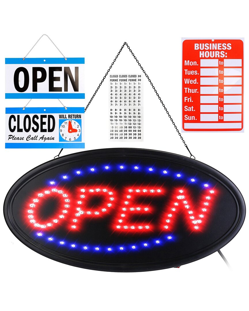 Shop Fresh Fab Finds Led Open Sign 18.7x9.45in Business Neon Open Sign