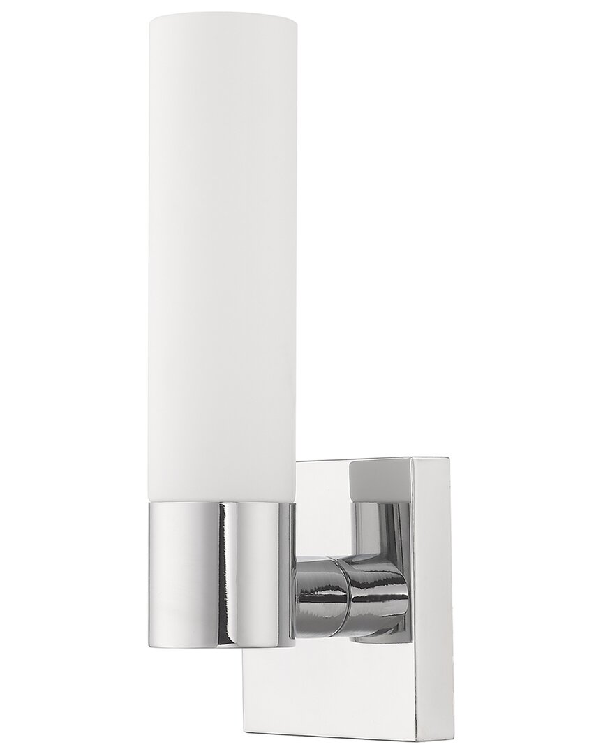 Livex Lighting 1-light Ada Wall Sconce In Silver