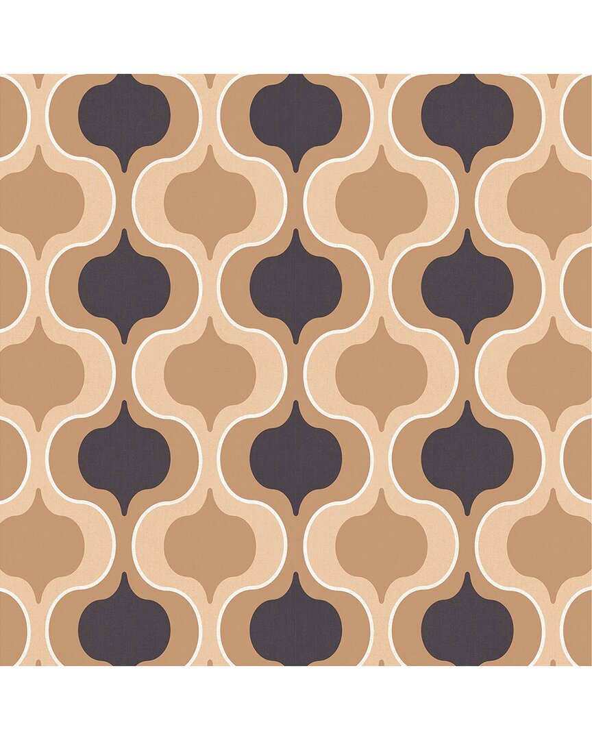 Manhattan Comfort Wallpaper In Brown