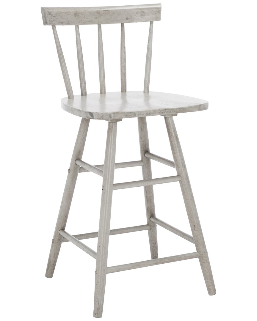 Safavieh Tally Wood Counter Stool In Grey