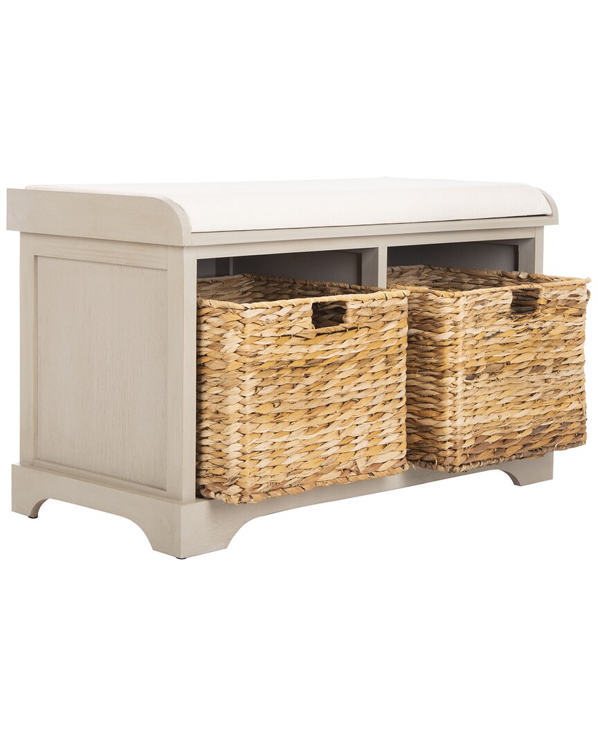 Safavieh Freddy Wicker Storage Bench