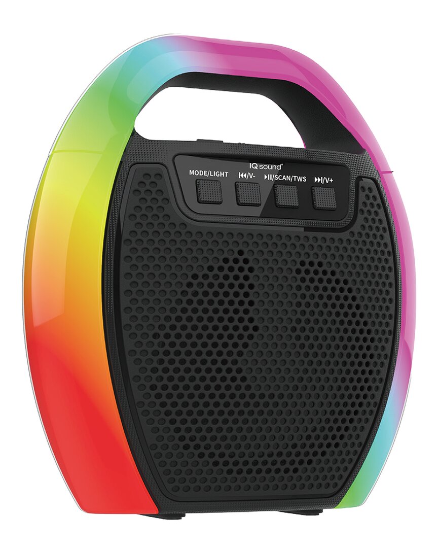 Shop Supersonic 4in Portable Bluetooth Speaker With Rgb Handle In Black