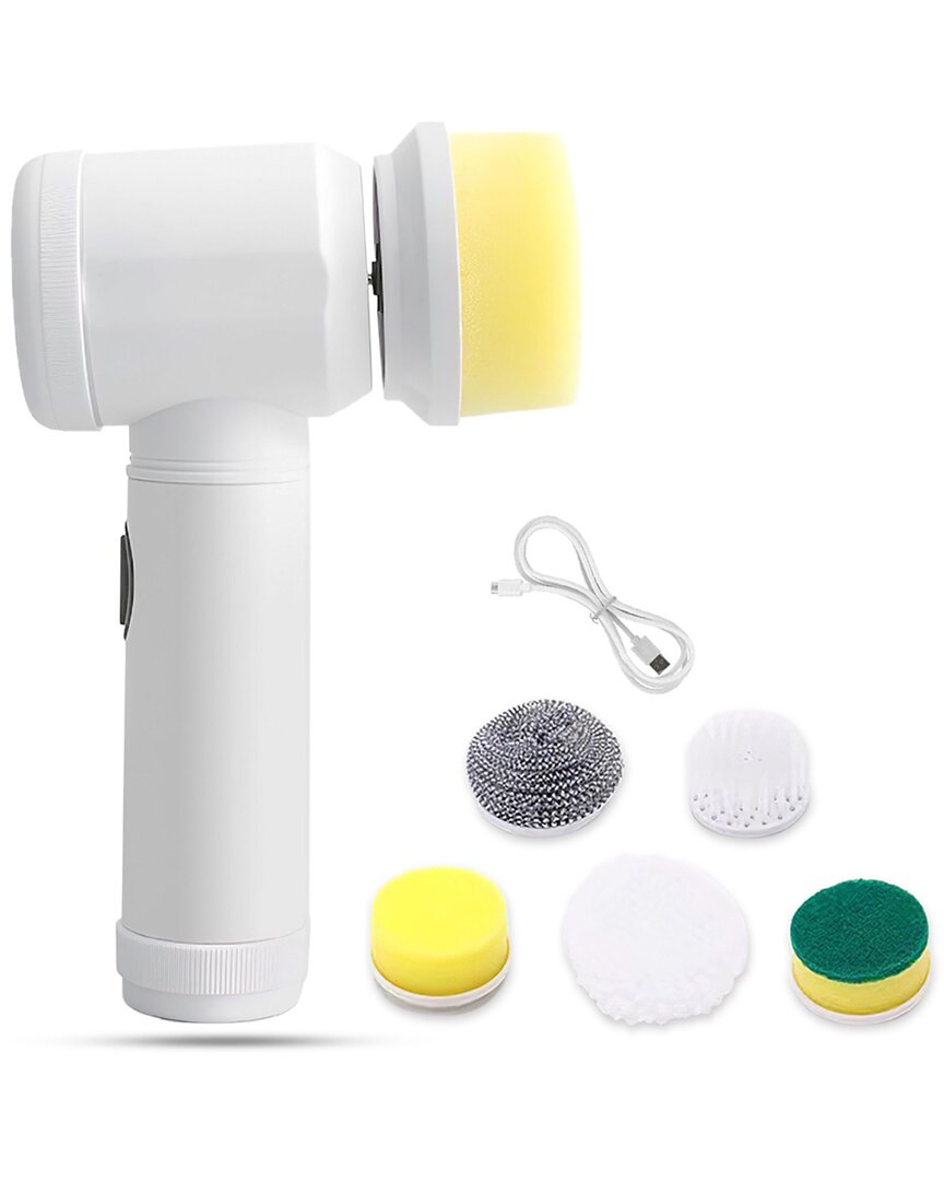 Shop Fresh Fab Finds Cordless Cleaning Brush In White