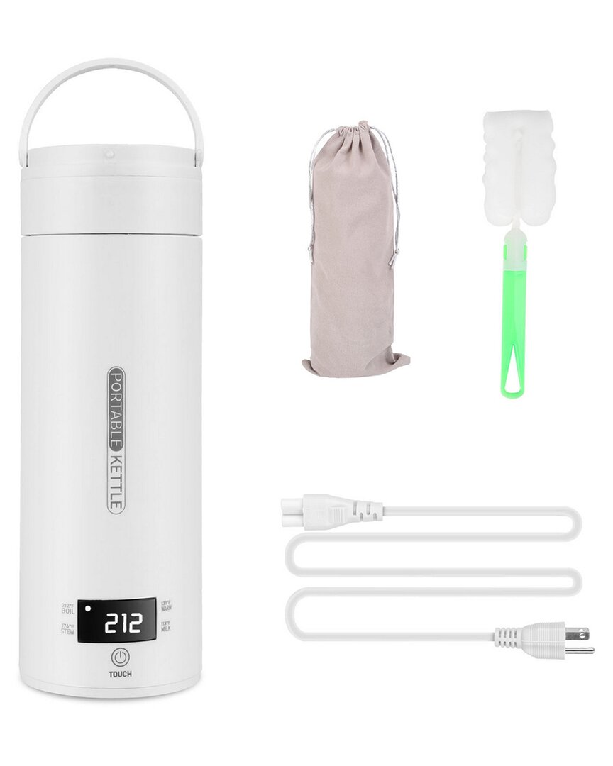 Shop Fresh Fab Finds 17oz Travel Portable Electric Kettle In White