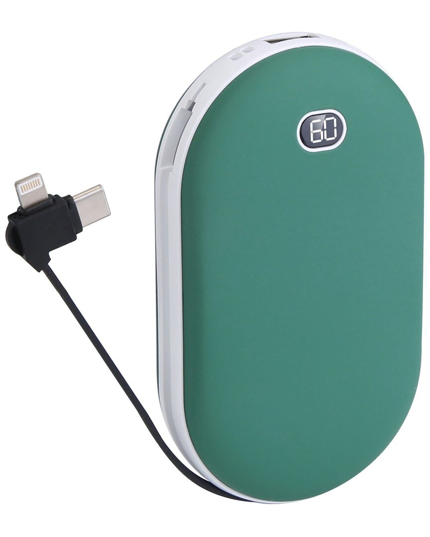 Fresh Fab Finds 2 In 1 Electric Hand Warmer In Green