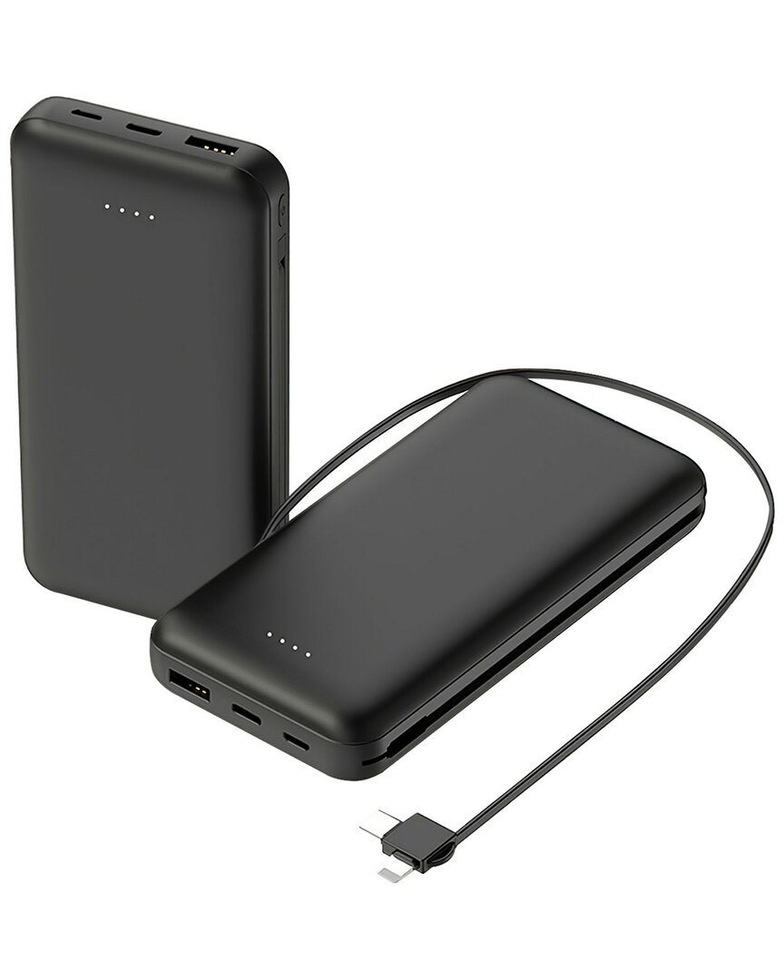 Fresh Fab Finds Portable Black Power Bank In Black