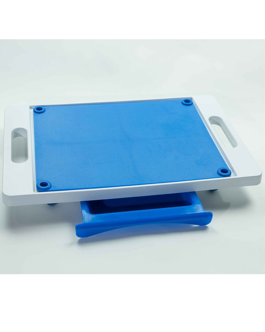 Karving King Dripless Cutting Board 2-in-1 System In Blue