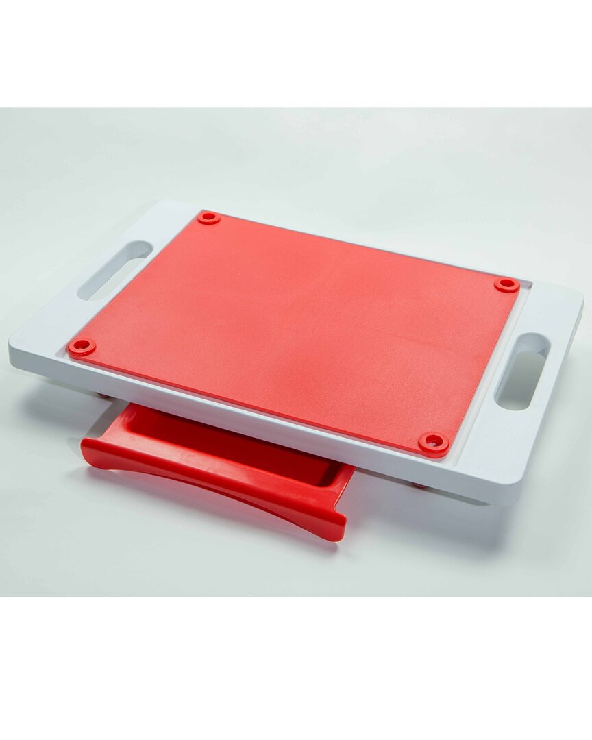 Karving King Dripless Cutting Board 2-in-1 System In Red