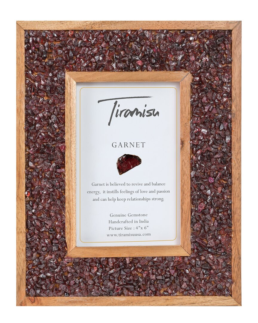 Tiramisu Ember Glow Garnet Picture Frame In Red