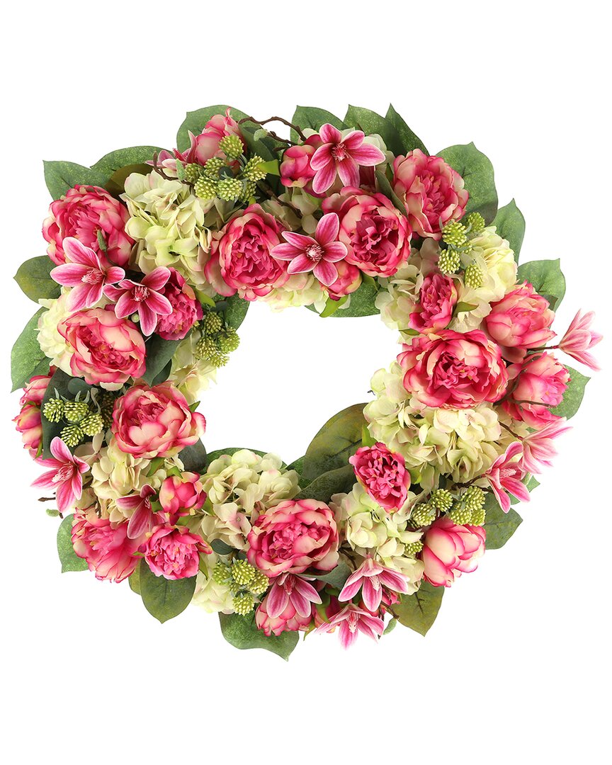 Shop Creative Displays 26 Spring Wreath In Pink