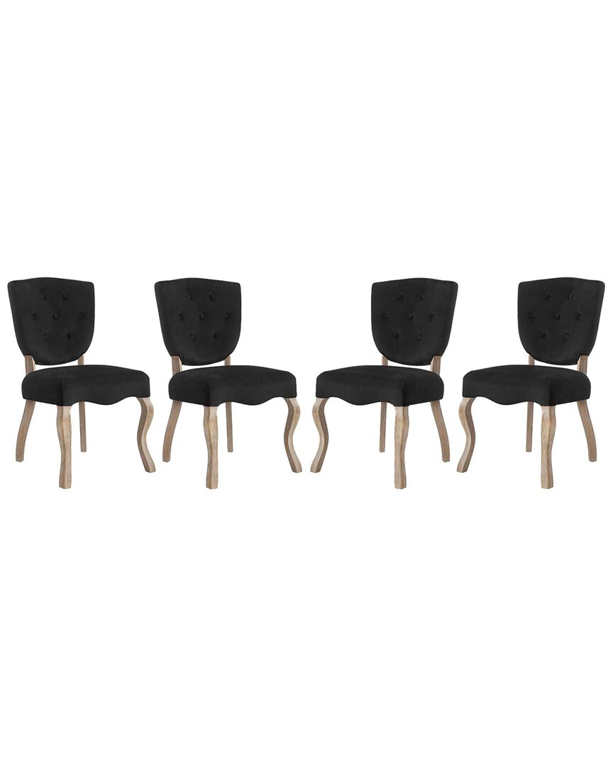 MODWAY MODWAY ARRAY DINING SIDE CHAIR SET OF 4 