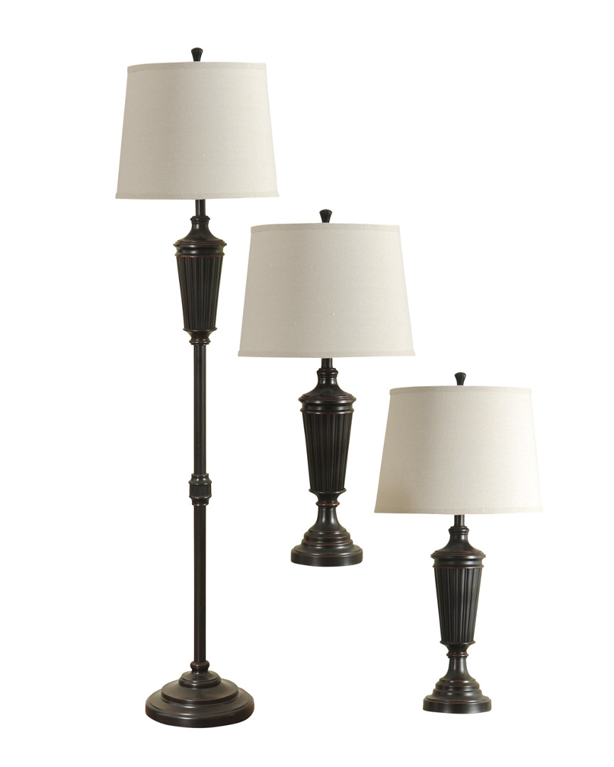 Stylecraft Set Of 3 Lamps