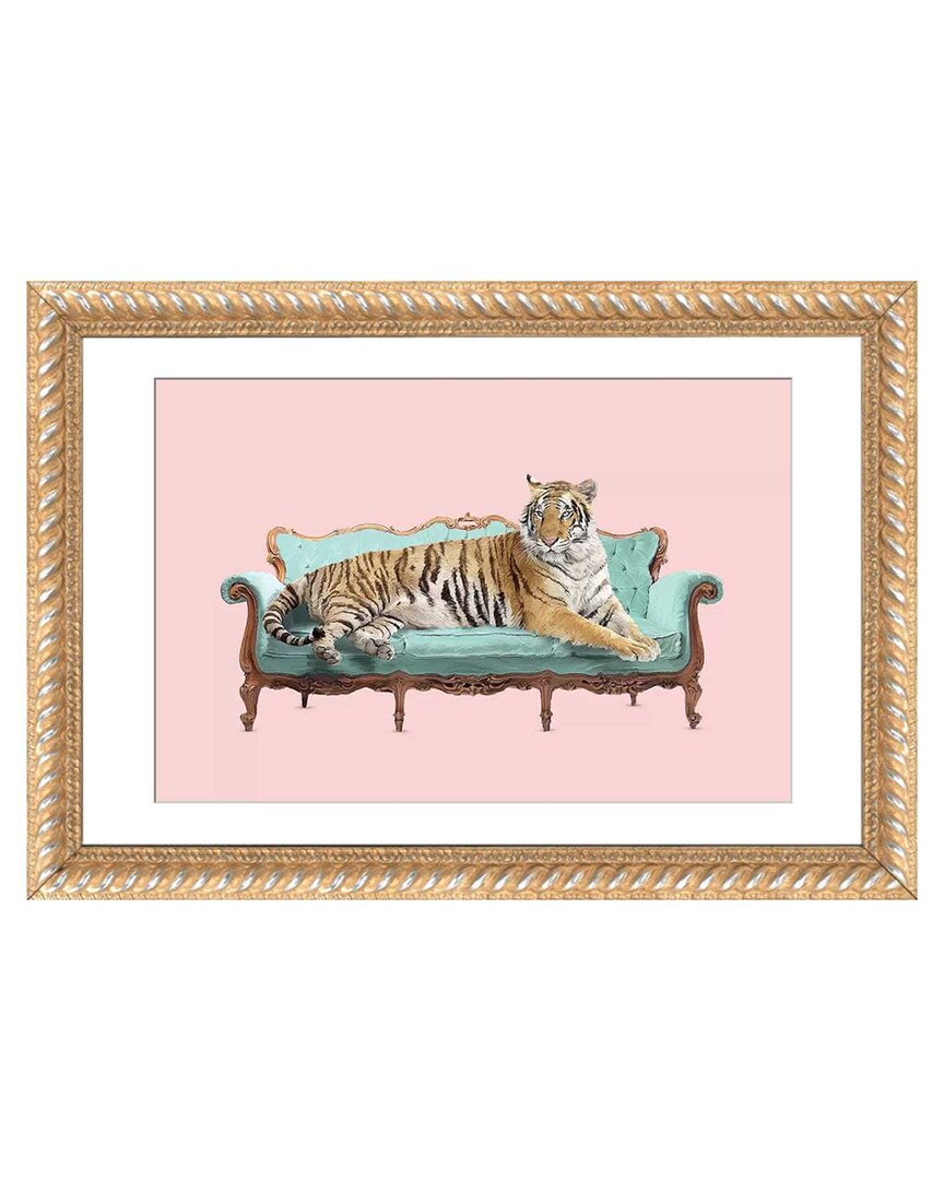 Icanvas Lazy Tiger By Robert Farkas Wall Art