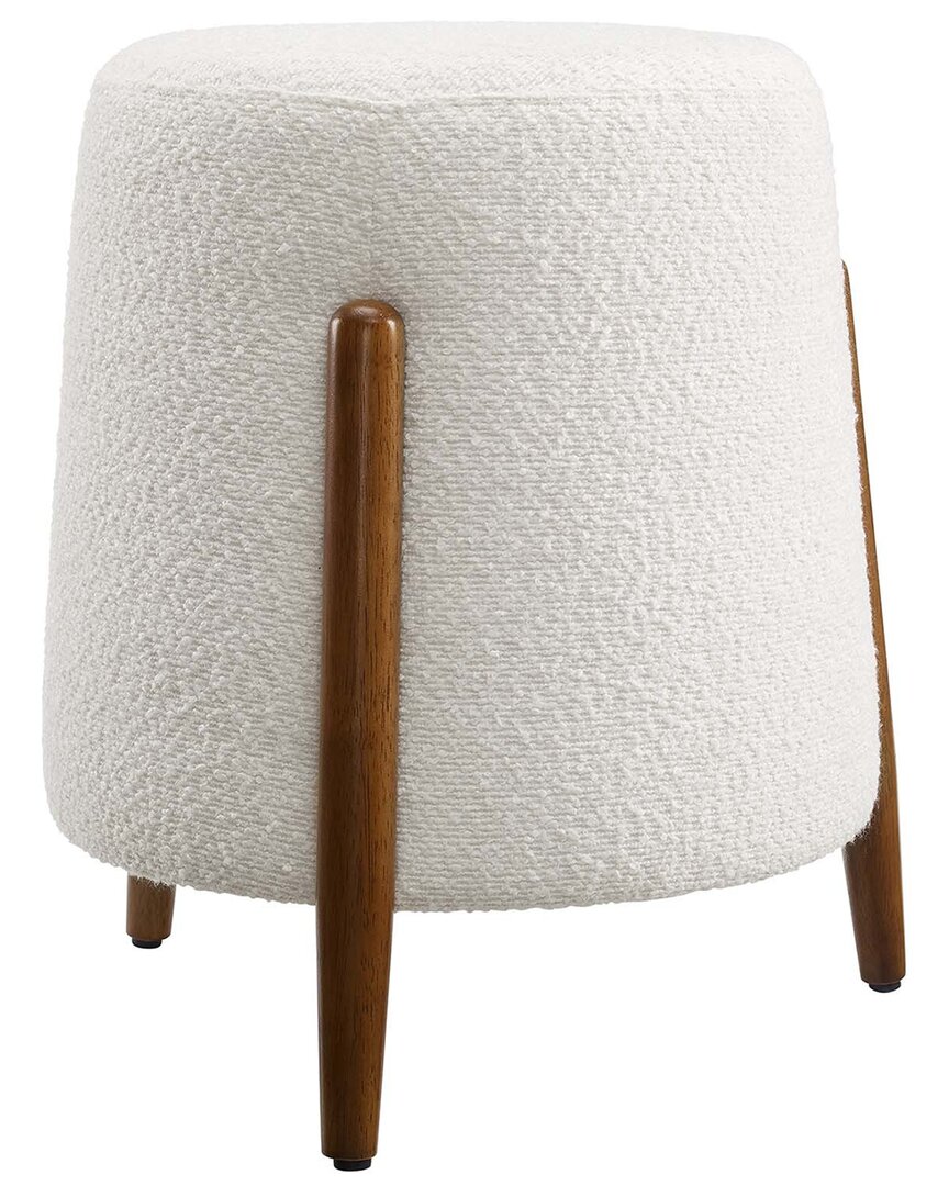 Modway Riven Upholstered Boucle Fabric Ottoman