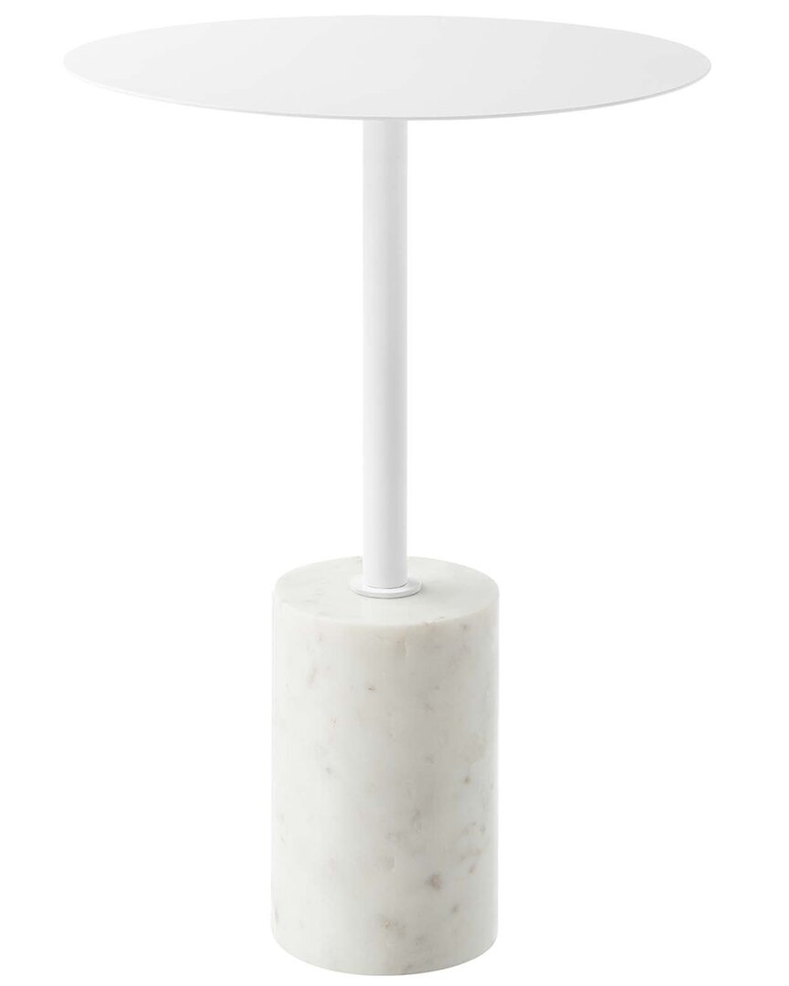 Modway Lyric Round Side Table In White