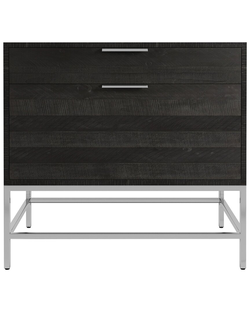 Bernhardt Coleman File Cabinet In Grey