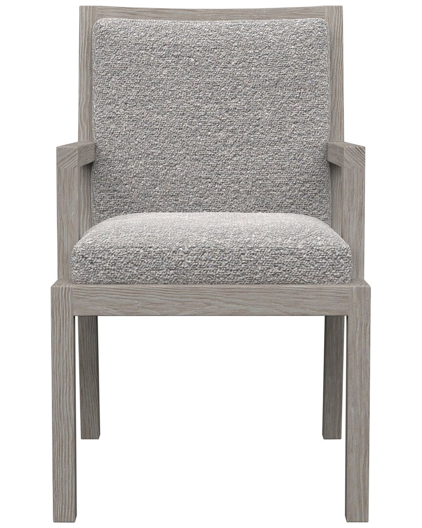 Bernhardt Trianon Ladderback Arm Chair In Grey