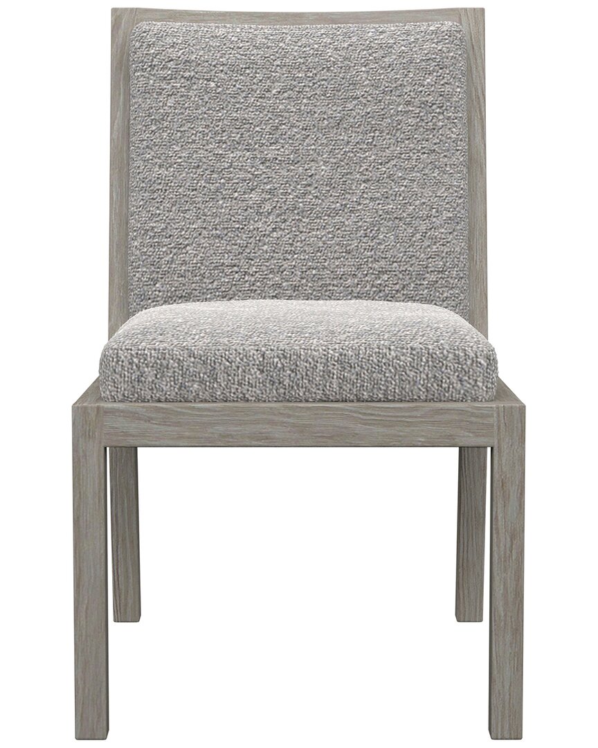 Bernhardt Trianon Ladderback Arm Chair In Grey