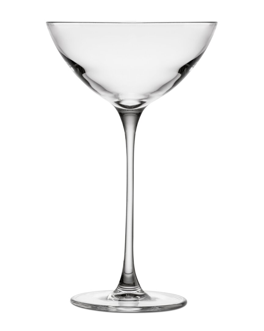 Nude Glass Savage 2-piece Coupetini Glass Set In Nocolor