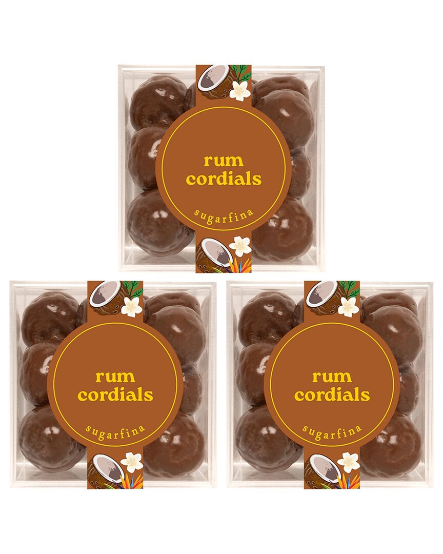 Sugarfina Rum Cordials 3pc Cube Kit In Transparent