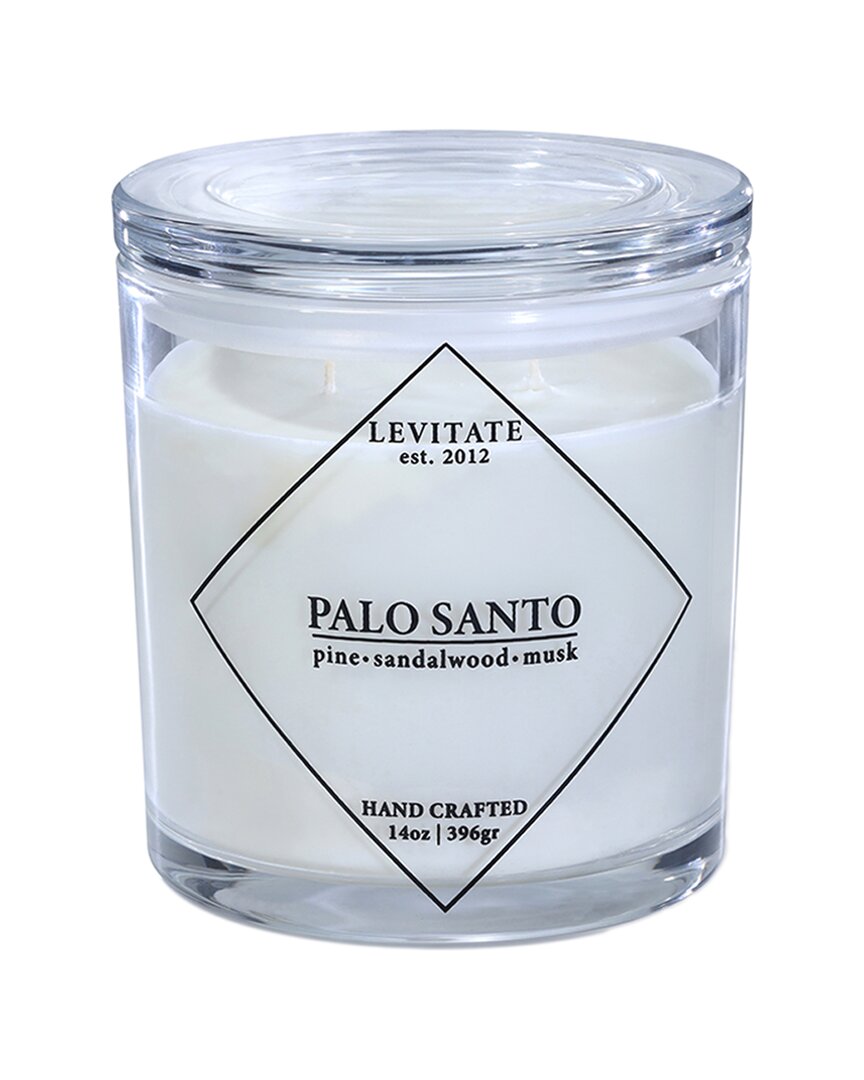 Levitate Candles Timeless/palo Santo 14oz Candle In Blue