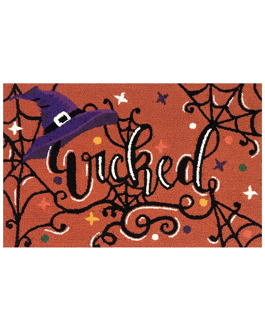 The Rug Market Wicked 24x36in Doormat In Orange