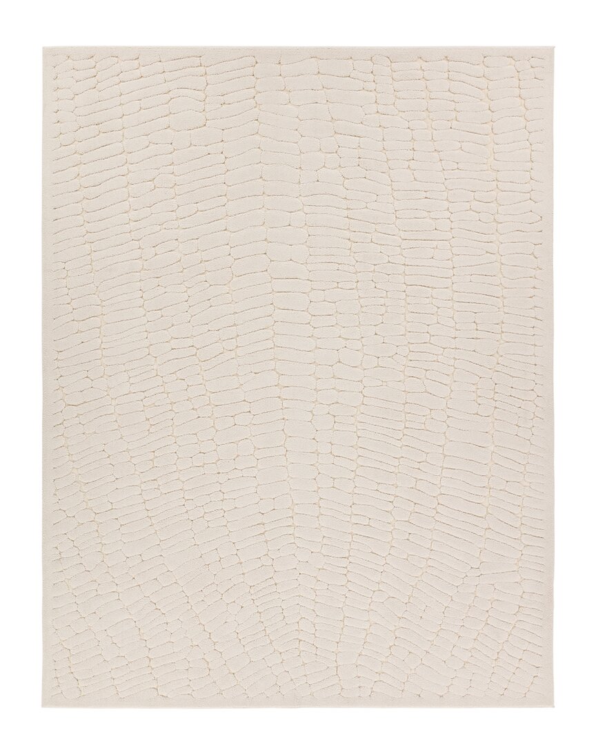 Jaipur Living Barros Abstract Area Rug In White