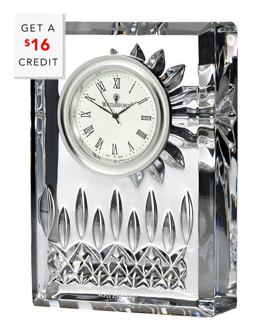 Shop Waterford Lismore 4.5in Clock With $16 Credit
