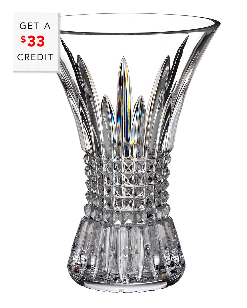 Waterford Lismore 8in Diamond Vase With $30 Credit