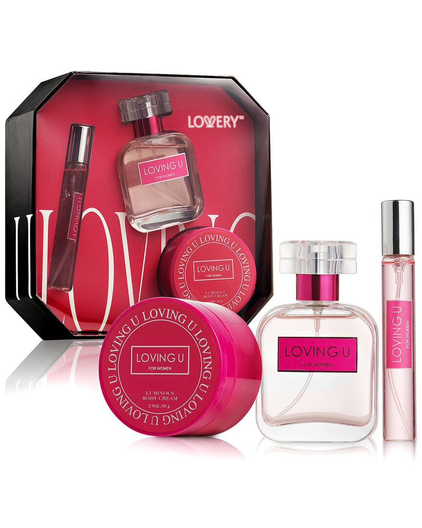Lovery Loving U Luxury Pampering Gift Set In Pink
