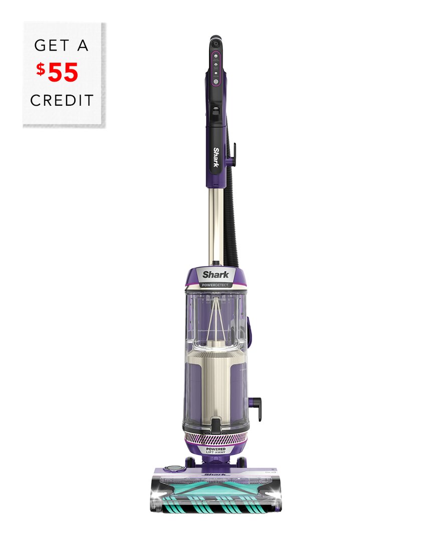 Shark Powerdetect Upright Vacuum With Duoclean Detect With $55 Credit In Purple