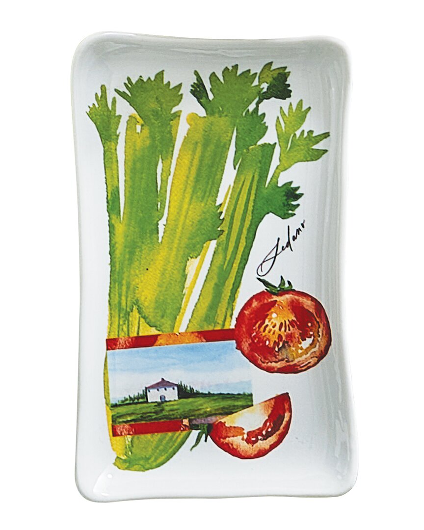 Rosanna Antipasto Sfizioso Butter Dish In Multi