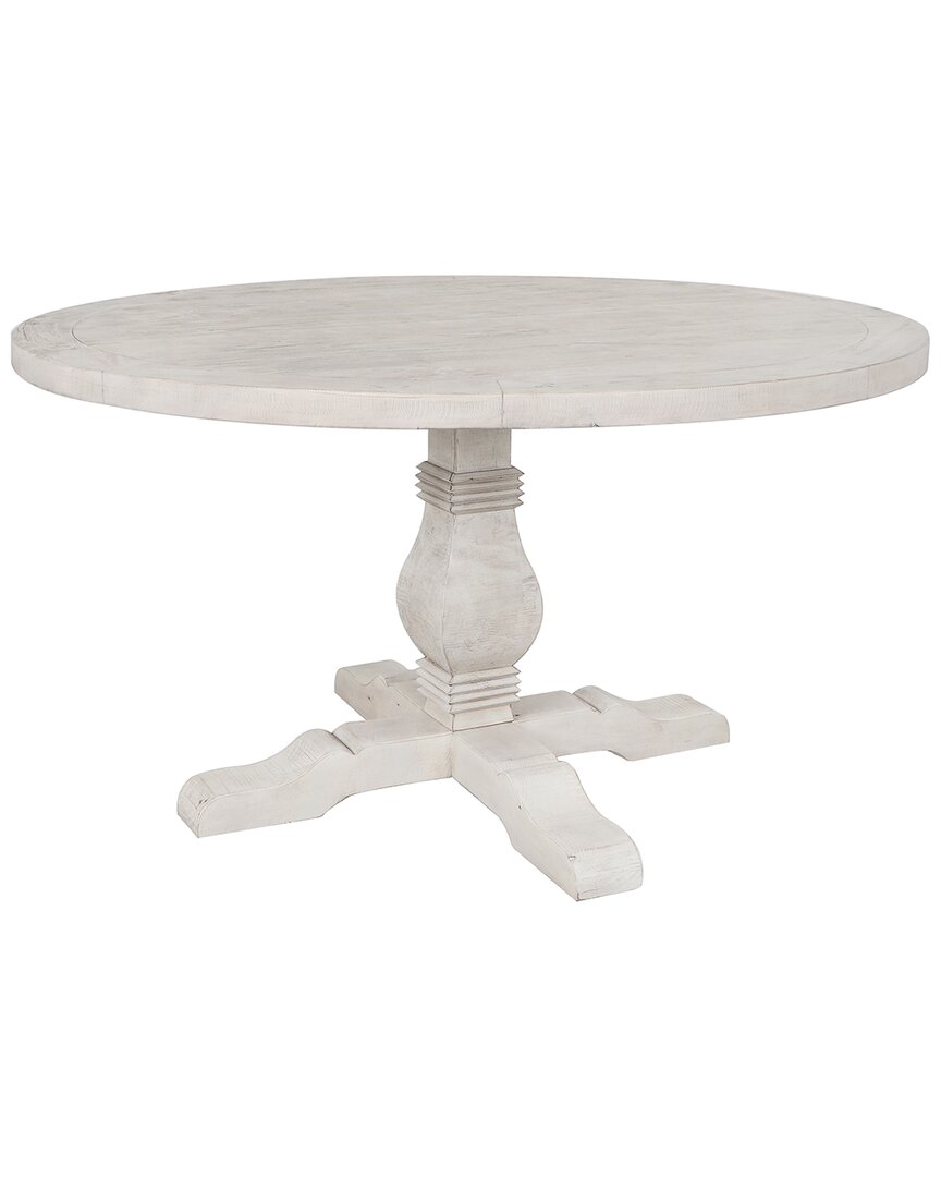 Kosas Home Quincy 55in Round Dining Table In Ivory
