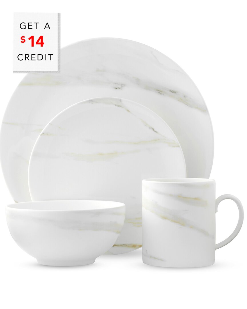 Wedgwood Vera Wang For  4pc Venato Imperial Setting With $14 Credit