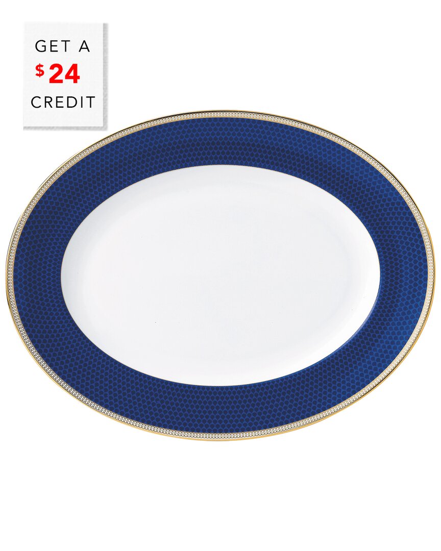 Wedgwood Hibiscus Oval Platter With $24 Credit