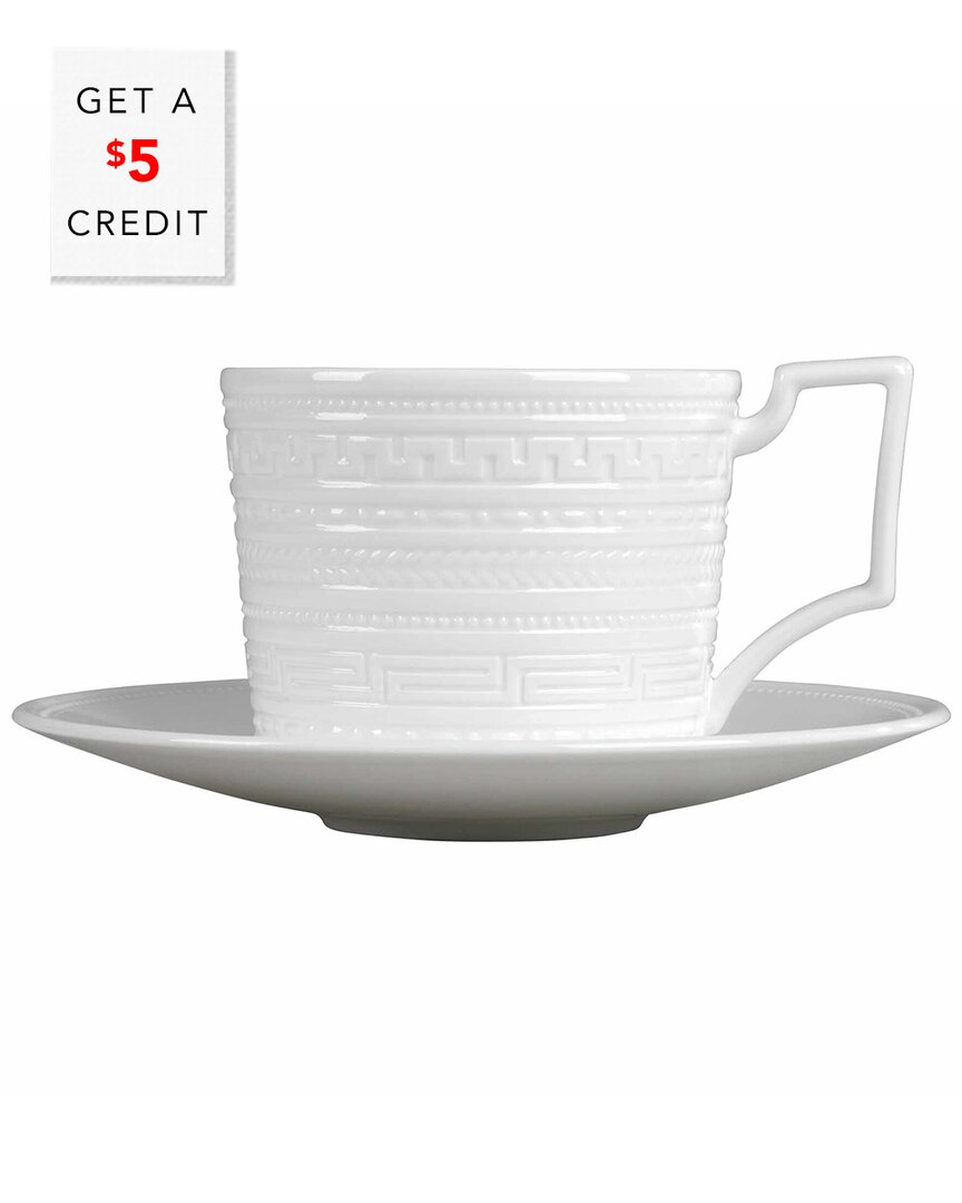 Shop Wedgwood Intaglio Teacup & Saucer With $5 Credit
