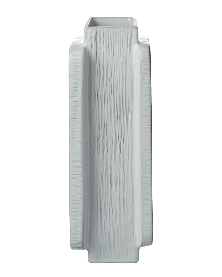 Jonathan Adler Glass Menagerie Lips Vase In Gray
