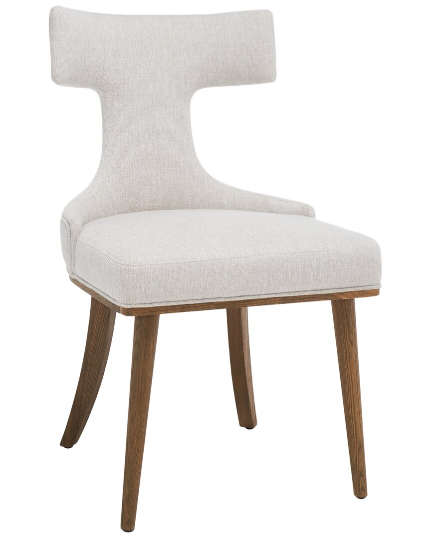 Safavieh Couture Krisalyn Linen Dining Chair In Taupe