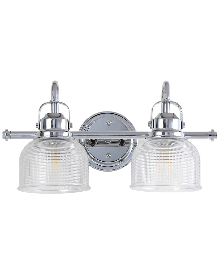 Shop Jonathan Y Designs 2-light Virginia Chrome Vanity Light