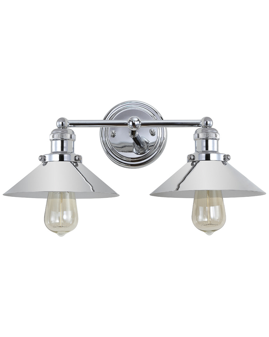 Jonathan Y Designs 2-light June Chrome Vanity Light