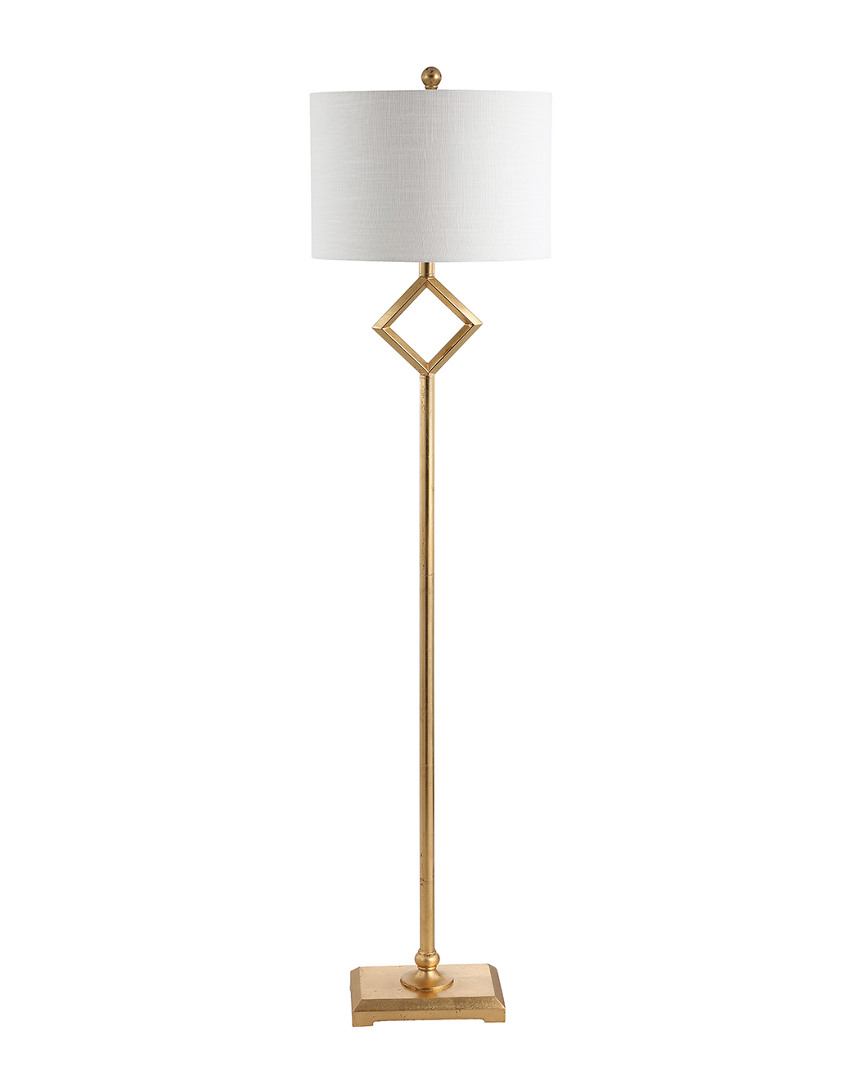 Jonathan Y 62in Othello Nickel Floor Lamp