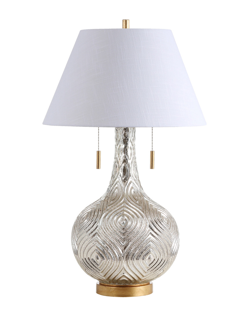 Jonathan Y 30.75in Highland Silver & Gold Table Lamp